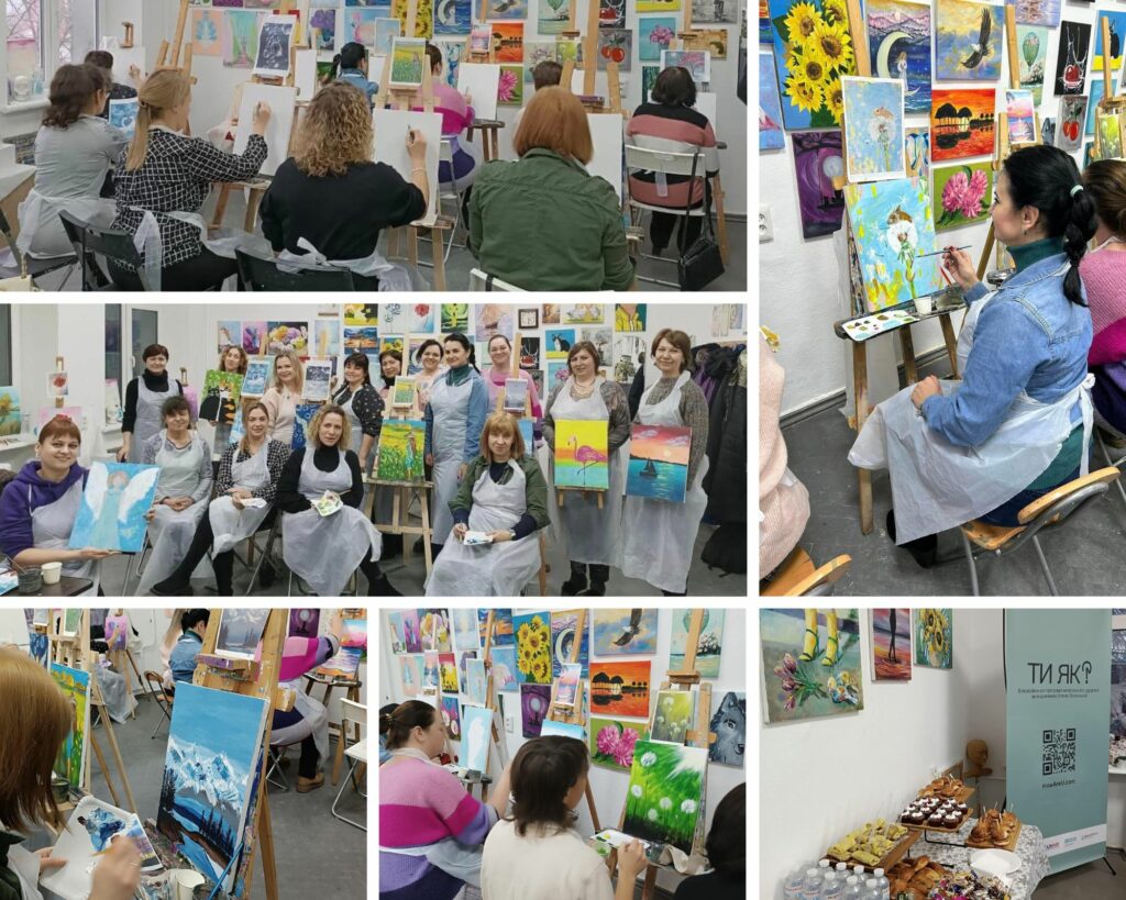 #ТиЯк?: У Житомирі для жінок з родин військових та ВПО відбувся майстер-клас з арттерапії