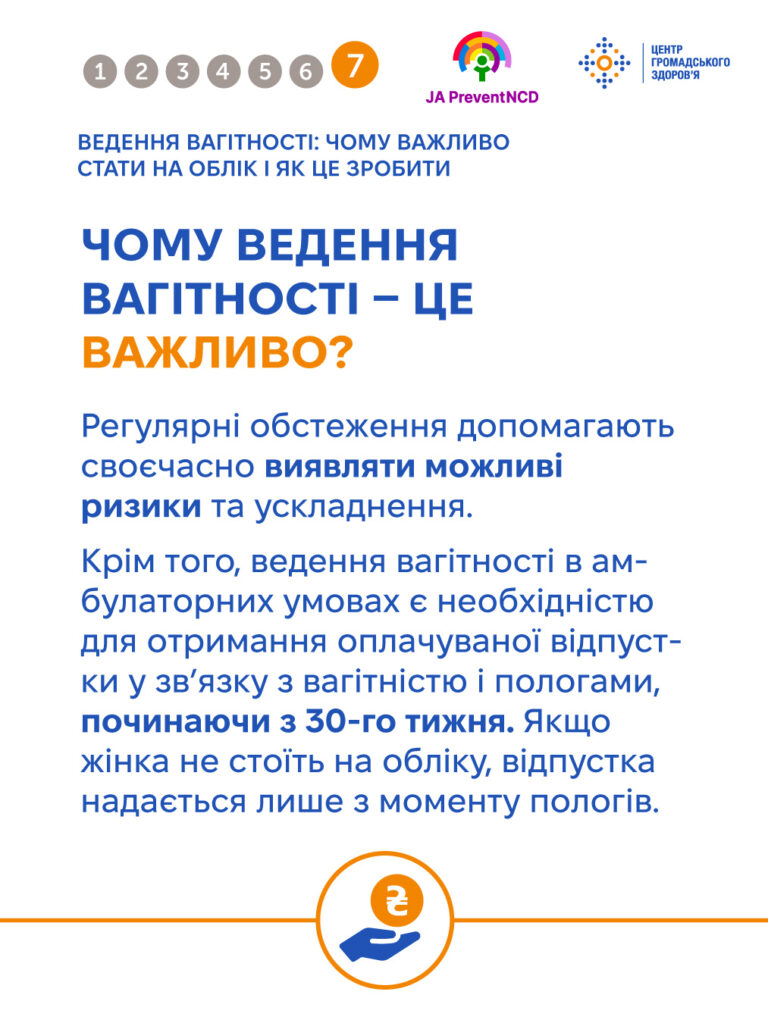 Інфографіка про здоров'я матері та дитини