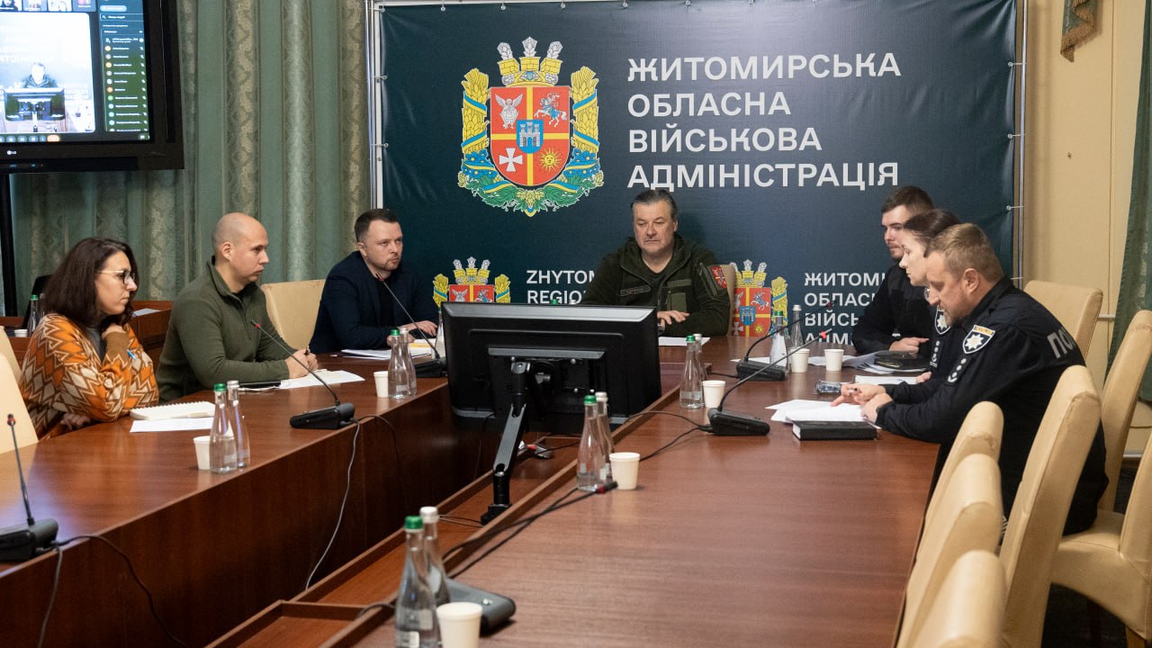 Віталій Бунечко: Чергова зустріч з фахівцями із супроводу ветеранів війни та представниками ГУНП у Житомирській області. Напрацювання ефективних механізмів співпраці